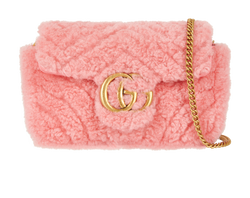 Mini Marmont, Shearling, Pink, 476433 0416, B/DB/E, 3*